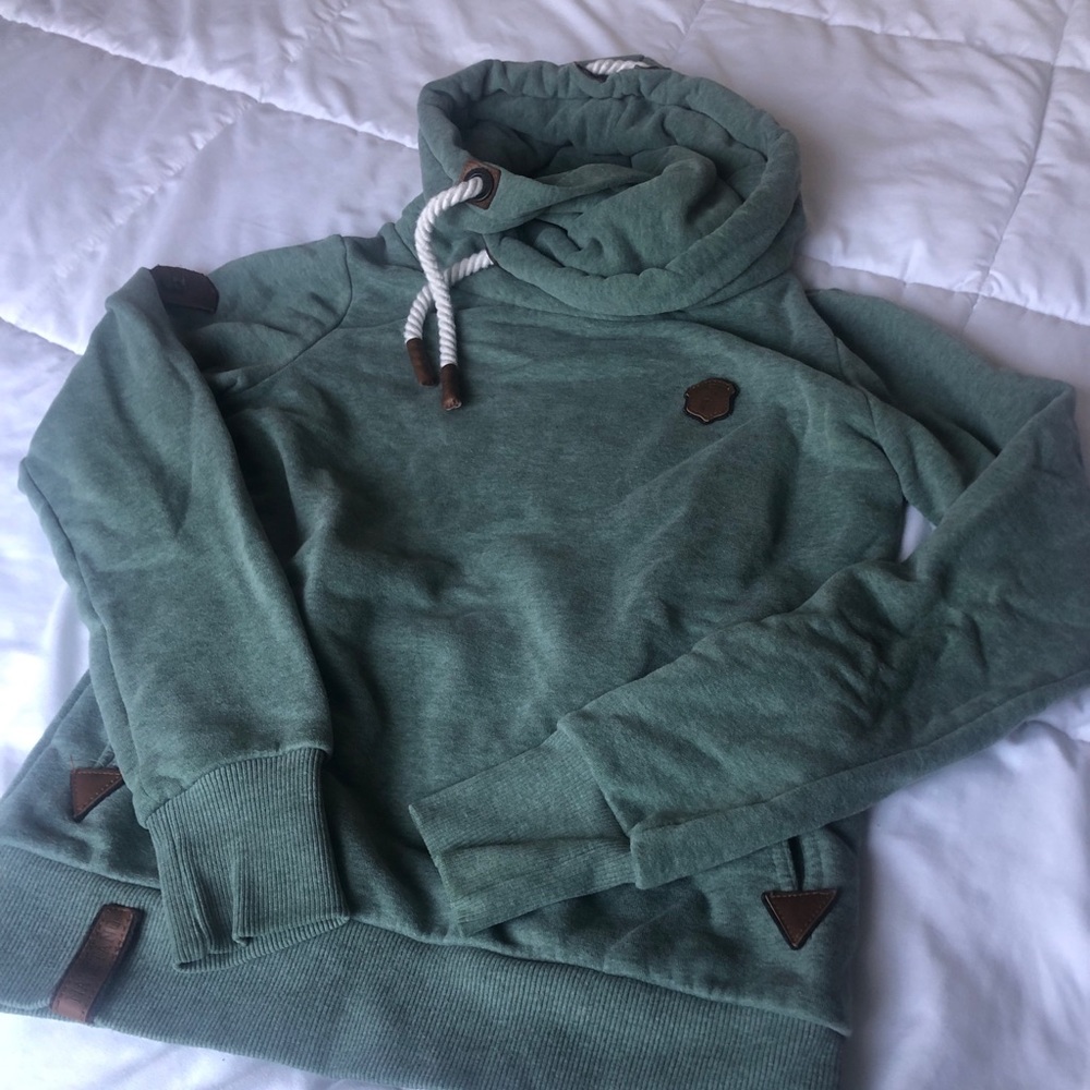 Naketano Womens Hoodie Green Medium
